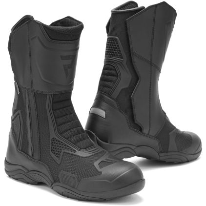 Rebelhorn Range Waterproof Motorcycle Boots | Black Adventure Touring Boots