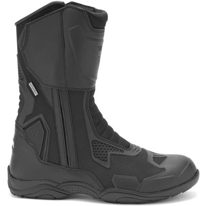 Rebelhorn Range Waterproof Motorcycle Boots | Black Adventure Touring Boots