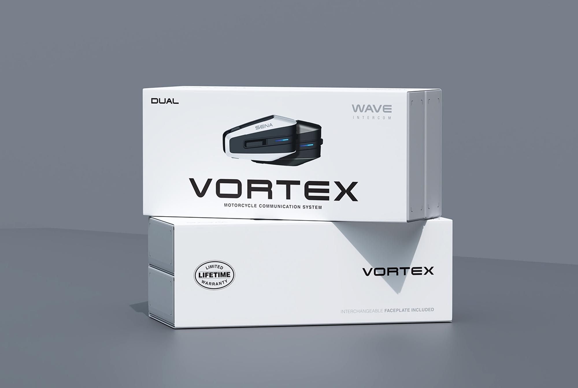 Sena VORTEX Communication System Dual Pack | Motorcycle Bluetooth Intercom