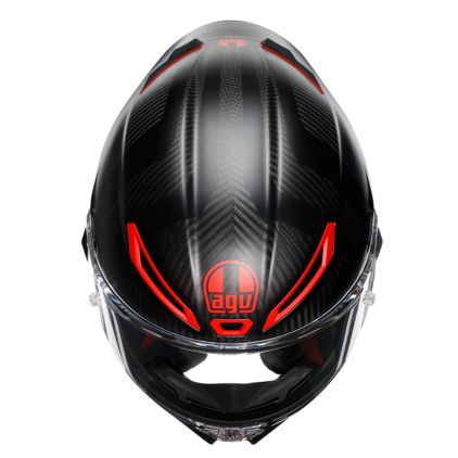 AGV Pista GP RR Intrepido | Matt Carbon Black Red Racing Helmet
