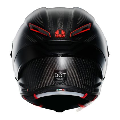 AGV Pista GP RR Intrepido | Matt Carbon Black Red Racing Helmet