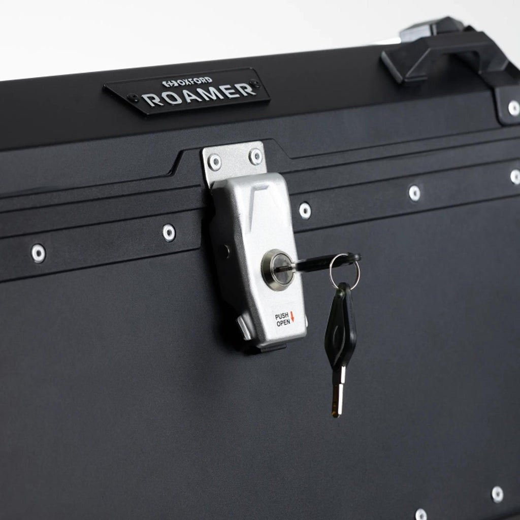 Oxford Roamer 65L Waterproof Aluminum Motorcycle Top Case – Black